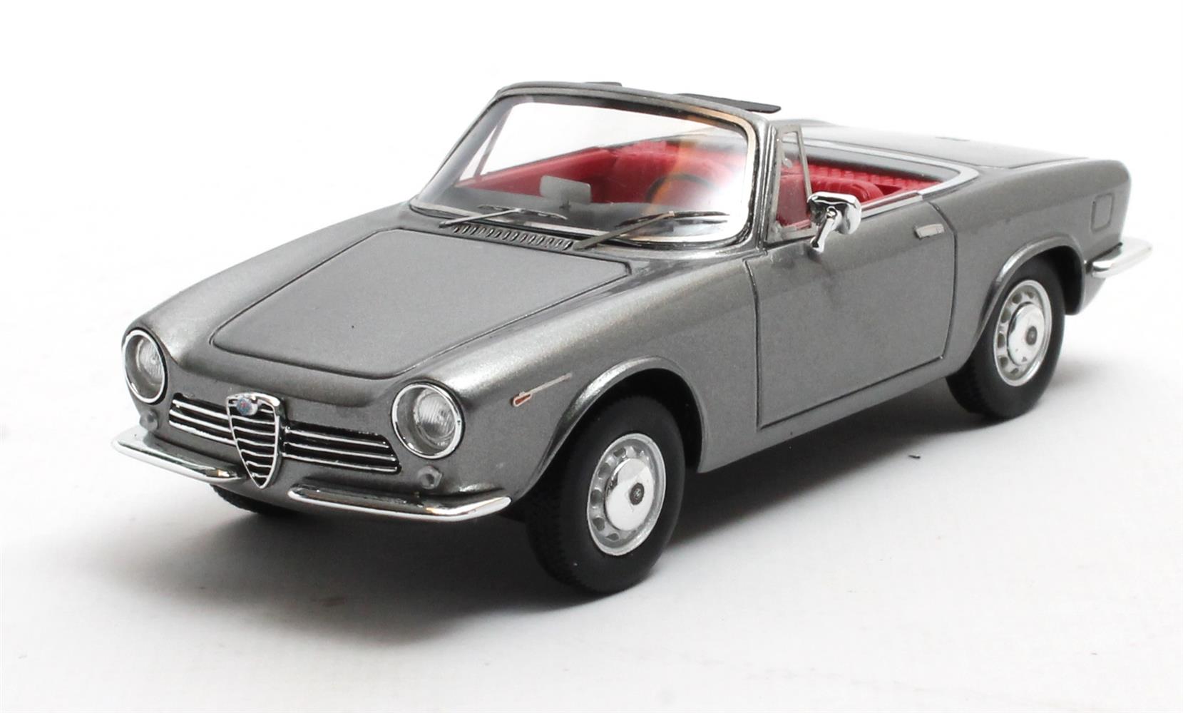 Alfa Romeo Giulia Spider prototipo 1963 Grijs Metallic - 1:43